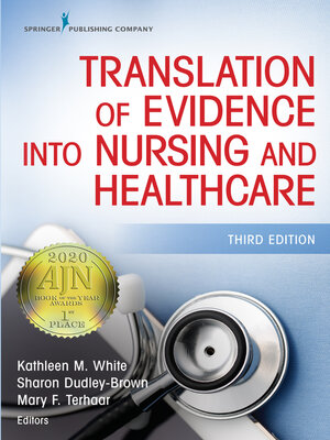 cover image of Translation of Evidence Into Nursing and Healthcare